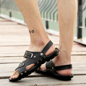 Vietnam Sandalet Sandalen Heren Sandalias De Verano Para Hombre kauçuk Sandalet Erkekler Yaz Ayakkabı Plaj Playa Sandale Homme Cuir