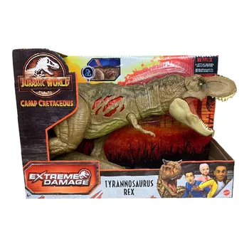 Jurassic Dinozorlar Dünya Yok Tyrannosaurus Rex Savaş Hasarlı Bite Dinozor Ortak Hareketli Aksiyon Figürleri çocuk Oyuncak
