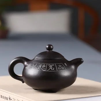 Yixing tavsiye kaliteli mal tarafından manuel soyunup cevher keskin çamur süt ofis hediye demlik çay potu kung fu