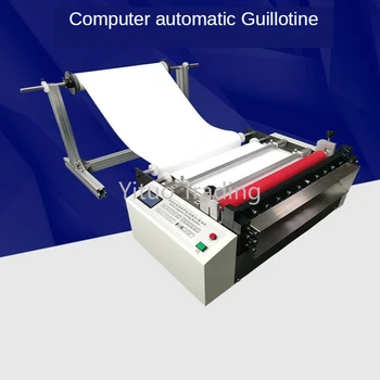HSD İthal Yüksek Hızlı Çelik Bıçak Kesme Makinesi Fotoğraf Kağıdı 34m / dak Bilgisayar Otomatik Kesme Makinesi Rulo Sertliği 60