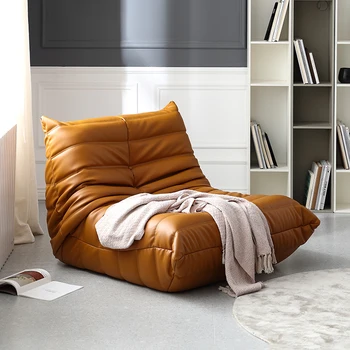 Modern tasarım Uzanmış Büyük fasulye torbası kanepe sandalye oturma odası koltuk takımları köşe Kumaş togo kanepe