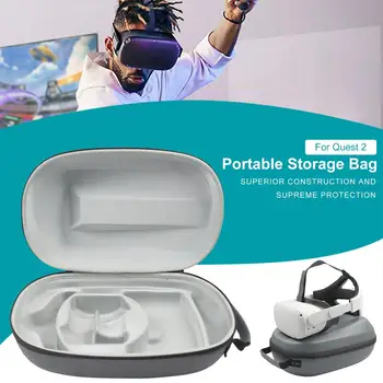 Protable saklama çantası VR Aksesuarları İçin Oculus Quest 2 Vr Kulaklık Seyahat Taşıma çantası EVA Sert Kutu İçin OculusQuest 2 Çanta