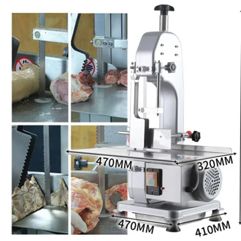 Testere Kemik Makinesi Ticari Kesim Kemik Tavuk Ördek Eti Dondurma Gıda Dilim Sığır Kemik Domuz Kaburga Kesme Et Ürünleri İşleme