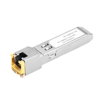 RJ45 10G Bakır SFP Alıcı-verici Modülü 10GBase-Tx Ethernet Gpon Okt Fiber Optik FTTH ile Uyumlu Cisco / Mikrotik Anahtarı 30 m