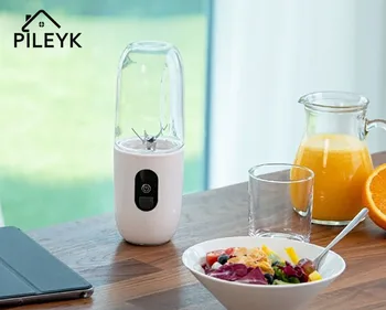 Taşınabilir Blender Ve Sıkacakları Şişe Shaker mutfak robotu El Süper Güç Karıştırıcılar İle LCD Sreen Usb mikser Makinesi
