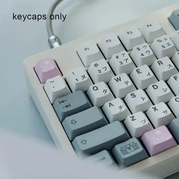 GMK Fuji Tema Keycaps PBT Boya Süblimasyon Tuşları Kapaklar için KİRAZ Profil Klavye Tuş Mekanik Klavye İle 1.75 U, 2U Shift