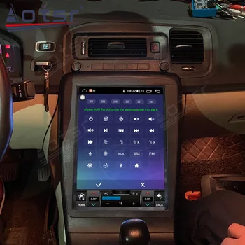 12.1 inç 128G Android Araba Multimedya Oto Video Ses Radyo Çalar Volvo S60 V60 2011-2018 GPS Navi Tesla Tarzı Kafa Ünitesi