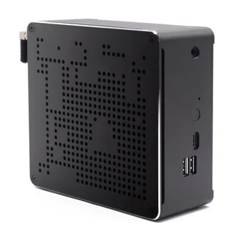 Fan Soğutma Taşınabilir Mini masaüstü Çekirdek oyun i9 9880 H 10890HK bilgisayar 2 RJ45 LAN Tipi - C Küçük Mirco PC TV kutusu ev