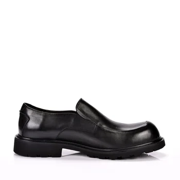 Lüks Tasarımcı İtalyan Ayakkabı Erkekler Iş günlük mokasen ayakkabı Nefes Erkekler Flats Artan Hakiki deri ayakkabı Siyah Moccasins