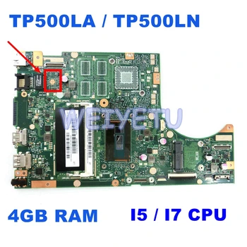 TP500LA I3 /I5 / I7CPU Anakart ASUS İçin REV2.0 TP500L TP500LN TP500LA Laptop anakart Anakart 100 % Test ücretsiz kargo
