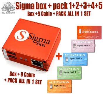 Yeni Sigma Kutusu Aktivasyon Paketi ile 9 Kablo ile Orijinal Sigma kutusu1 + Paket2 + Paket3 +Paket4 + Paket5 huawei için yeni güncelleme.