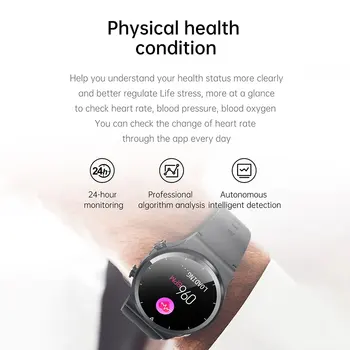 Eshowee akıllı bluetooth saat 5.0 Kulaklık İle 2 in 1 nabız monitörü Smartwatch Erkekler Uzun Süre Bekleme Android IOS İçin