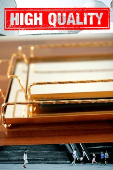Dekoratif Aynalı Sunum Altın 2 Parça Aynalı Altın Zarif Sunum ve servis tepsisi Jardinyer Cam Saklama