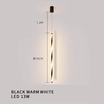 Moda Led kolye ışıkları beyaz / siyah modern asılı ışık mini / küçük tek kolye lamba alüminyum sıcak / soğuk ışık kısılabilir