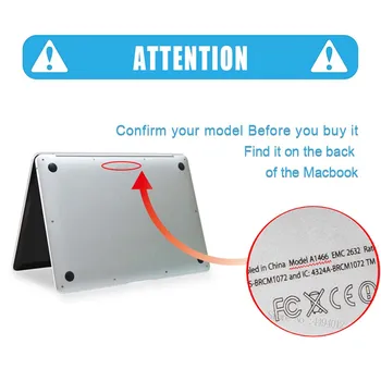 Laptop Case Apple Macbook Hava 13/11 İnç / MacBook Pro 13/15/16 İnç Sert Kabuk Koruyucu Kılıf