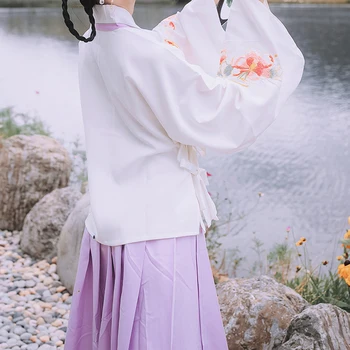 2020 Antik Han Hanedanı Prenses Giyim Günlük Hanfu Elbise Çin Halk Dans Kostümleri Hanfu Cosplay Festivali Kıyafet SL3390