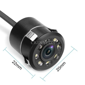 50 Takım 170 Derece Geniş Açı Araç Dikiz Ters Yedekleme Kamera Gece Görüş (Renk: Siyah)
