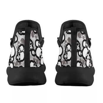 KUILIU Kadın Erkek Özel Tıbbi Grafik Baskı Vulkanize Ayakkabı Nefes Örgü Örgü Sneakers 2021 Yeni Açık Spor ayakkabı