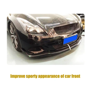 Karbon fiber araba ön tampon Dudak spoiler Çene Infinti İçin G37 2 kapı Coupe 2009-2013 Araba Aksesuarları