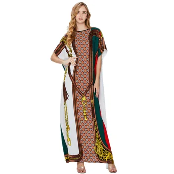 Müslüman moda bayanlar gevşek elbise Orta Doğu kadın elbise tek parça elbise kadın müslüman set