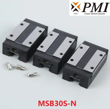2 adet Orijinal Tayvan PMI MSB30S MSB30S-N MSB30SSSFC N lineer kızak slayt blok Taşıma için CO2 lazer makinesi CNC router