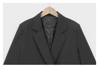 Kadın pantolon takım elbise resmi Bahar ve Sonbahar Moda Rahat Siyah Mizaç Ince Ofis Iş OL Profesyonel Iki Parçalı Set