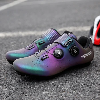 Discolor Bisiklet Ayakkabı MTB Sneaker Adam Dağ Bisikleti Ayakkabı SPD Cleats Yol Bisiklet Ayakkabı Spor Açık Eğitim Döngüsü Sneakers