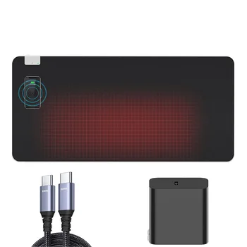 Kablosuz Şarj Mouse Pad 15 W Oyun Fare Mat iPhone 12 Artı Max Galaxy S10 Artı S10E 900X420mm ABD Plug