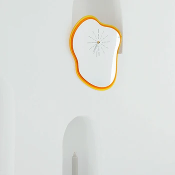 Moda Basit duvar saati Modern Tasarım Yatak Odası Sanat İskandinav Akrilik Yaratıcı duvar saati Oturma Odası Reloj De Pared Ev Dekor 50