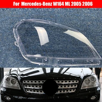 Araba far kapağı Mercedes-Benz W164 ML 2005 2006 far Lens değiştirme otomatik kabuk için
