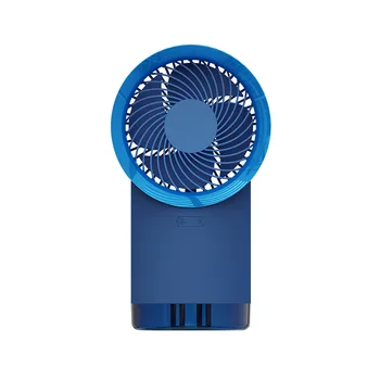 Soğuk sis fan Masaüstü dolaşan fan Görünür doğal rüzgar Minimalist tasarım USB fan beyaz mavi