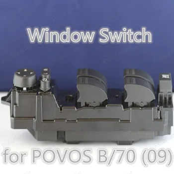 Polarlander Sol Ön Kapı ana pencere Kaldırma Anahtarı için P / OVOS B / 70 (09) elektrikli cam anahtarı F / C03-66350 FC01-66370-B