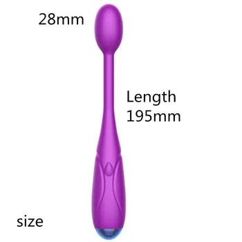 USB Şarj Edilebilir AV Vibratör Bullet Seks Oyuncakları Kadınlar için Klitoris G-spot Masaj Sihirli Değnek Su Geçirmez Titreşim Masturbator Dükkanı