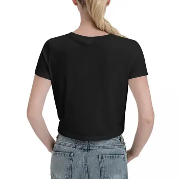 İnsan kaynakları Resmi Olmayan Roller Kadınlar için kısa mahsul T-shirt