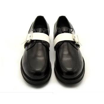 2020 Erkekler İçin Moccasins Üzerinde Kayma Beyaz Erkek Loafer'lar Deri Düğün Erkek Elbise Ayakkabı Kalın Platformu Erkek Ayakkabı Sapato Masculino