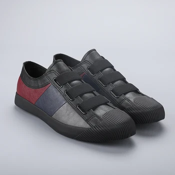 Güzel Güzel Moda erkek Vulkanize Ayakkabı İlkbahar / Sonbahar Tasarımcı Sneakers Nefes Erkekler rahat ayakkabılar Yumuşak Taban Rahat Daireler