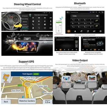 Fnavıly Android 10 Araba Radyo Ford kuga Için Oyuncu Multimedya Sistemi Stereo GPS Autoradio Navigasyon Dikey Ekran 10.4