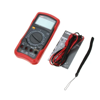 Unı-T UT51 Dijital Multimetre Voltmetre Ampermetre Ommetreler Test Cihazı 10A Sigorta Direnç Diyot Transistör Ölçümü