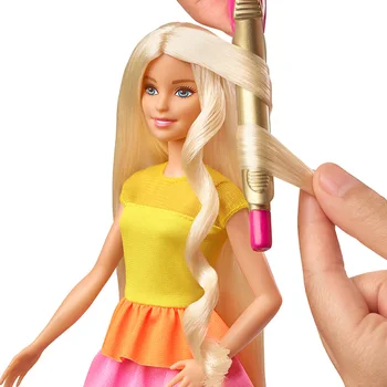Merk Barbie GBK24 Pop Çatırdayan Saç Pırıltılı Tarzı oyuncak seti GBK24 Prenses Pırıltı Kız Değişti Bak Oyuncaklar Doğum Günü hediyeleri