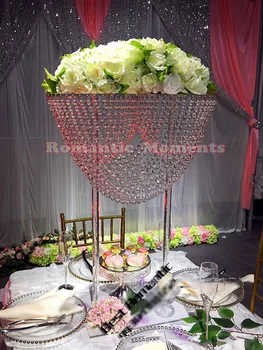 Kristal garlands Düğün Dekorasyon ile güzel Masa Avize