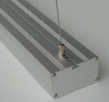 Ücretsiz kargo dekorasyon led lineer ışık konut 70x40mm alüminyum led profil ekstrüzyon kanal asılı led difüzör