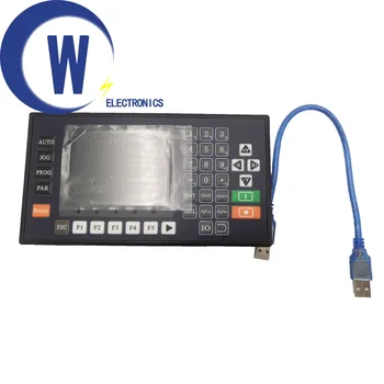 CNC Programlanabilir Kontrolör TC55V 1 2 3 4 eksenli hareket kontrolörü Servo Step Motor Kontrol LCD ekran İçin CNC Router NEWCARVE