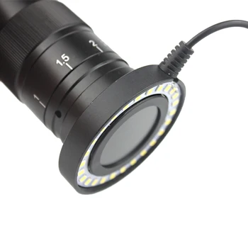 1080 P HDMI USB dijital mikroskop elektronik lehimleme için 300X38 MP mikroskop kamera USB LED halka ışık profesyonel onarım