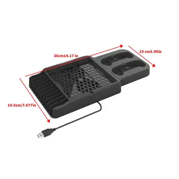 Oyun Denetleyicisi şarj standı Braketi XBOX Serisi Adaptörü Çok fonksiyonlu Ana Motor Soğutma Tabanı Oyunları Aksesuarları
