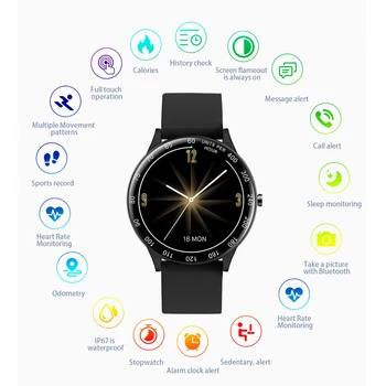CHYCET YENİ 2021 Kalp Hızı Izleme Smartwatch Uyku monitör akıllı saat Erkek Kadın akıllı saat es İçin IOS Android Huawei Xiaomi