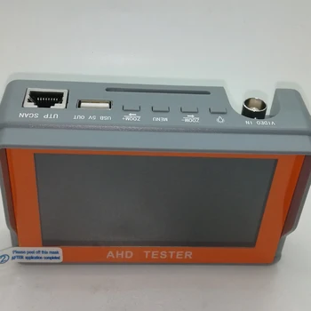 2019 sıcak 4.3 inç 2 in 1 HD AHD test cihazı CCTV Tester Monitör AHD 1080 P Ve Analog Kamera Test PTZ UTP Kablo Testi 12V1A çıkış