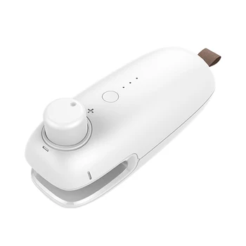 Sıcak satış USB şarj mini taşınabilir plastik torba ev ısı mühürleyen