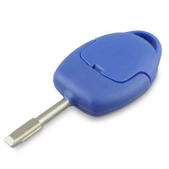 Araba Akıllı Uzaktan Anahtar 3 Düğme 433 MHz 4D63 Çip Ford Transit ıçin MK7 2006-Mavi